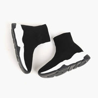 MOF Kids Fashion Sock Sneakers High Top Mesh Slip-On Trainers