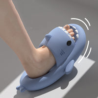 MOF Kids Sharky Slippers Soft and Comfortable Flip Flops with Cute Shark Design for Adults and Kids