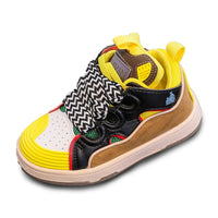 MOF Kids Running Tennis Sneakers Boys Girls Slip On Casual Footwear Children School Sport Shoes