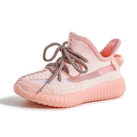 MOF Kids reflective lace up sneakers sneakers MOF for kids Pink 9.5 