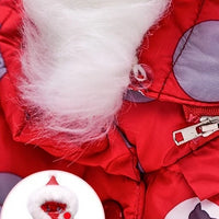 MOF Kids girls snowsuit toddler puffer hooded jacket &amp; bib pants