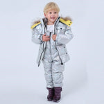 MOF Kids winter coat and overalls pants toddler snowsuit
