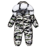 MOF Kids baby snowsuit infant toddler boy girl winter jumpsuit