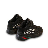 MOF Kids shoes leopard details strap closure sneakers