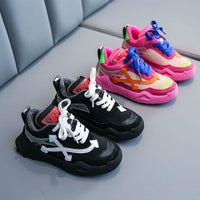MOF Kids shoes new multicolored suede sneakers