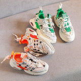 MOF Kids spring autumn 2020  toddler little big kid fastening lace-up chunky sneakers