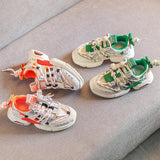 MOF Kids spring autumn 2020  toddler little big kid fastening lace-up chunky sneakers