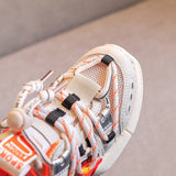 MOF Kids spring autumn 2020  toddler little big kid fastening lace-up chunky sneakers