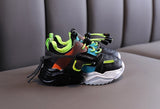 MOF Kids shoes new children shoes girls boys casual shoes fashion colorblock breathable soft leather non-slip sneakers for kids