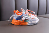 MOF Kids shoes new children shoes girls boys casual shoes fashion colorblock breathable soft leather non-slip sneakers for kids