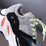 MOF Kids shoes street fashion sneakers lace-up toddler little big kids casual sports walking trainers boys girls