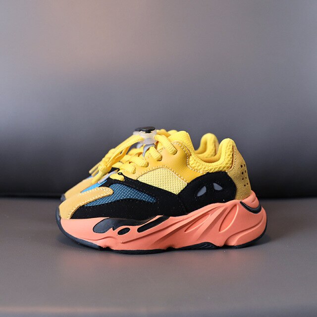 MOF Kids shoes children chunky sneakers lace-up toddler little big kid