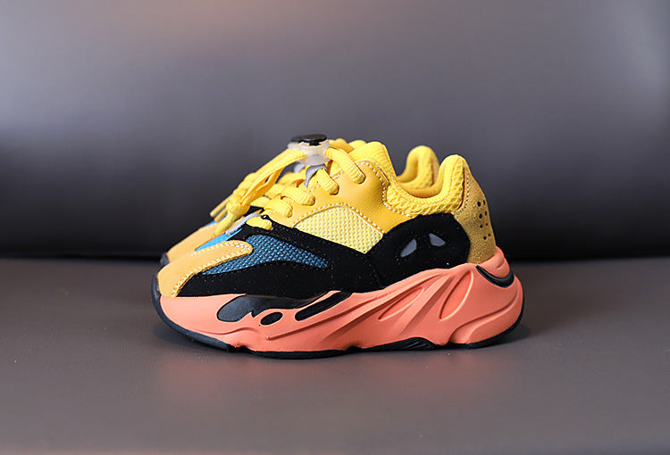 MOF Kids shoes children chunky sneakers lace-up toddler little big kid