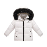 2018 Winter Down Jacket Parka for Kids jacket MOF for kids white 2T 