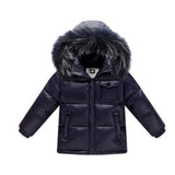 2018 Winter Down Jacket Parka for Kids jacket MOF for kids blue navy 2T 