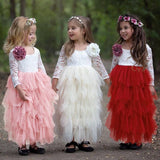 MOF Kids girls fluffy tutu tulle dress