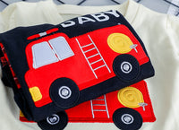MOF Kids boys autumn T-shirt &amp; jeans car print