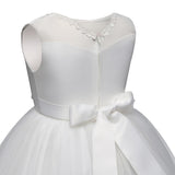 MOF Kids girls dress wedding tulle lace long