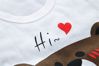 MOF Kids baby boy clothing set summer t-shirt &amp; shorts cartoon print