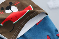 MOF Kids baby boy clothing set summer t-shirt &amp; shorts cartoon print