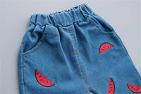 MOF Kids baby boy clothing set summer t-shirt &amp; shorts cartoon print