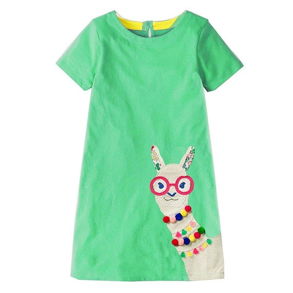 MOF Kids girls animal print summer dress