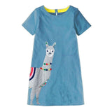MOF Kids girls animal print summer dress