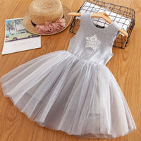 MOF Kids girls fluffy tutu tulle dress