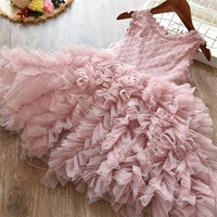 MOF Kids girls fluffy tutu tulle dress