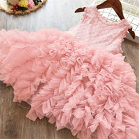 MOF Kids girls fluffy tutu tulle dress