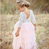 MOF Kids girls fluffy tutu tulle dress
