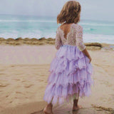 MOF Kids girls fluffy tutu tulle dress