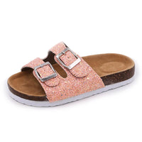 MOF Kids double strap slippers slippers MOF for kids A-Pink 1 